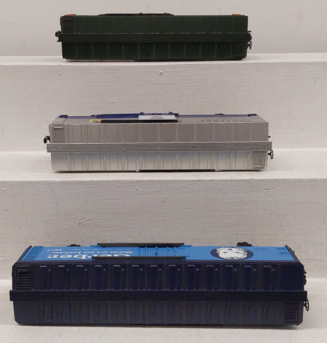 Lionel O Gauge Assorted Box Cars: #9420, #9449, #9877 [3] EX