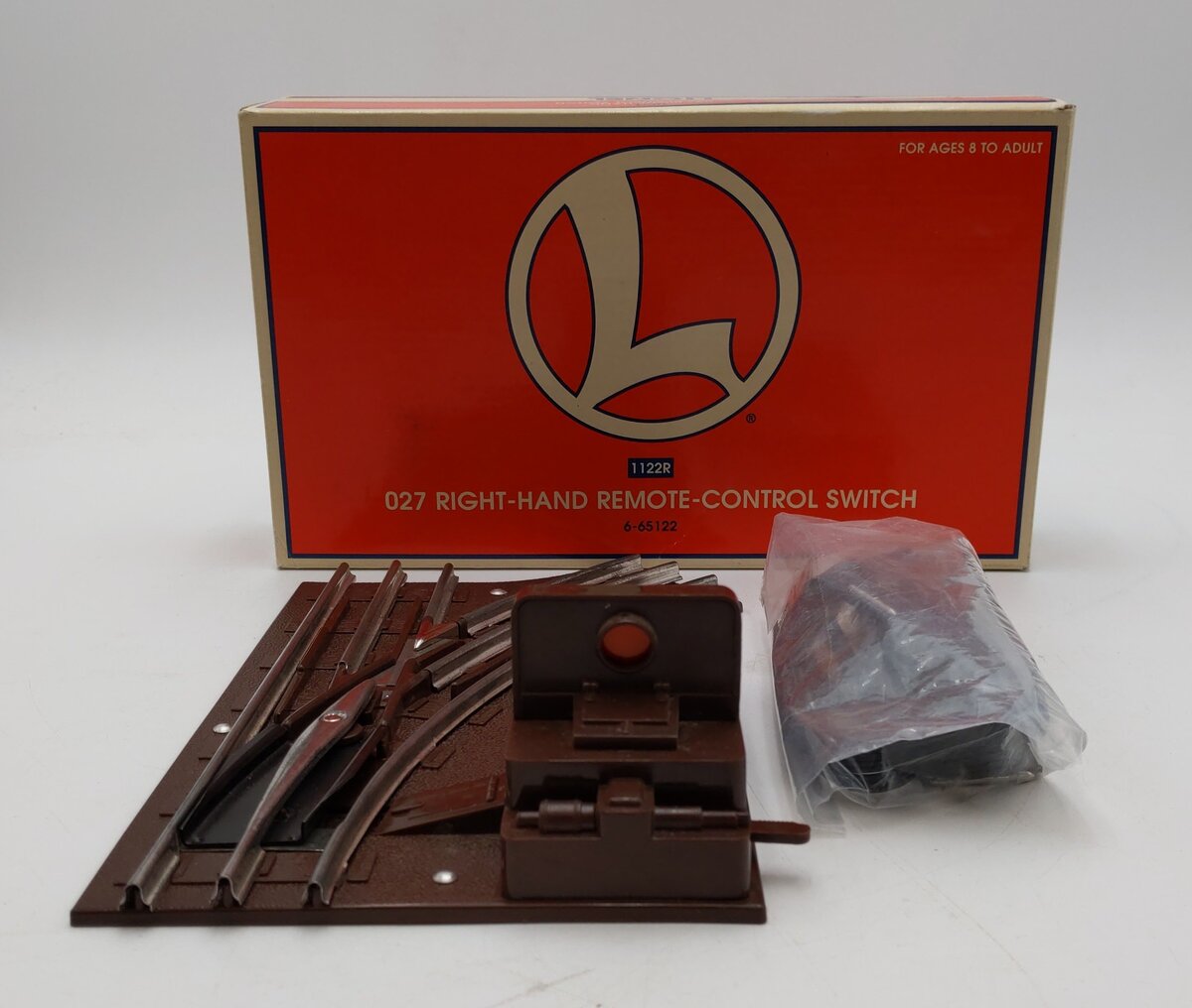 Lionel 6-65122 O 27" Right Hand Remote Control Switch Turnout EX/Box
