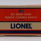 Lionel 6-65122 O 27" Right Hand Remote Control Switch Turnout EX/Box