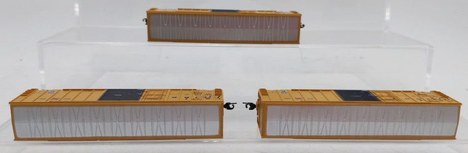 Athearn ATH20087 N Scale Railbox 50' FMC Ex-Post Combo Door Box Cars 3-Car Set EX/Box