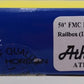Athearn ATH20087 N Scale Railbox 50' FMC Ex-Post Combo Door Box Cars 3-Car Set EX/Box