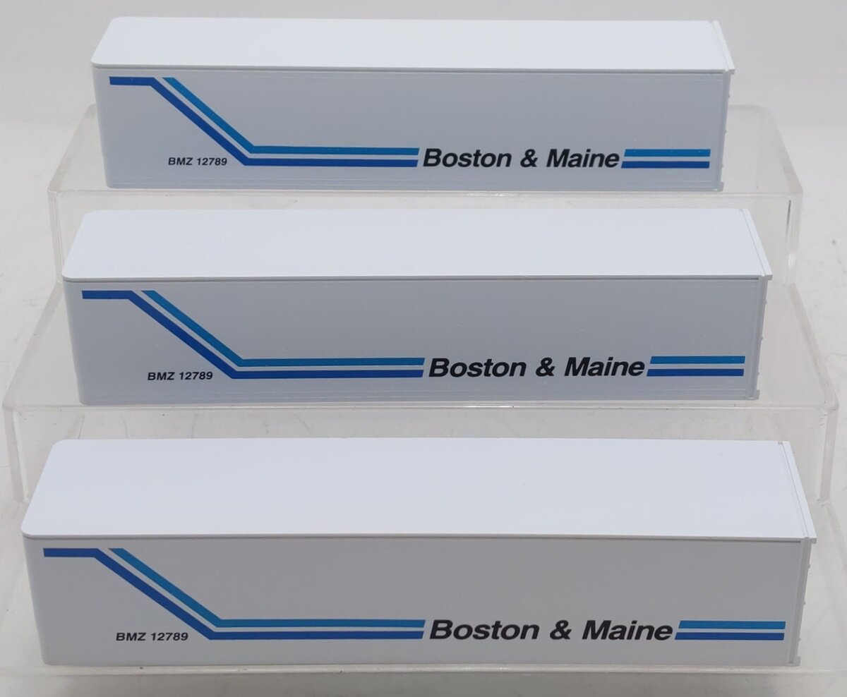 Lionel 6-12784 O Gauge B&M Intermodal Containers 3-Pack EX/Box