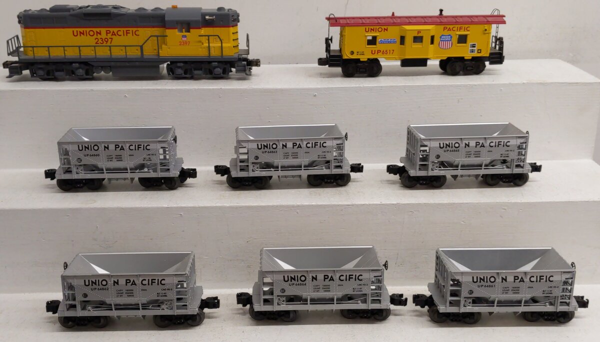 Lionel 6-11837 O Gauge Union Pacific GP9 Diesel Train Set EX/Box