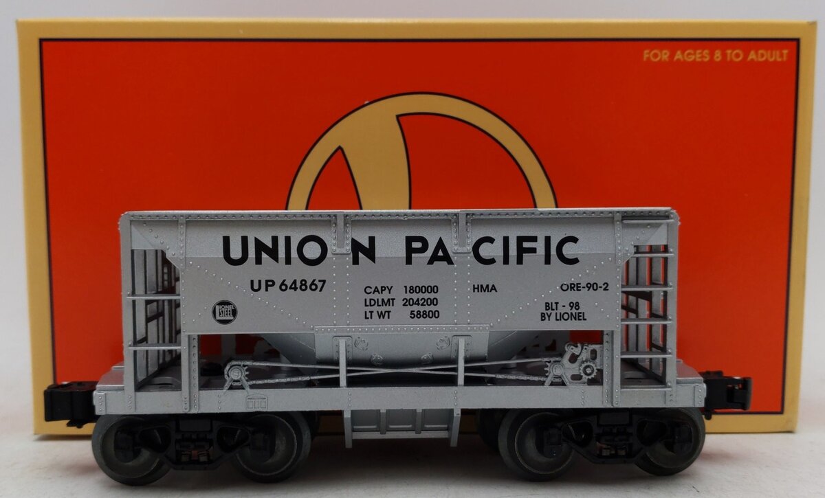 Lionel 6-26927 O Union Pacific Die-Cast Ore Car #64867 EX/Box