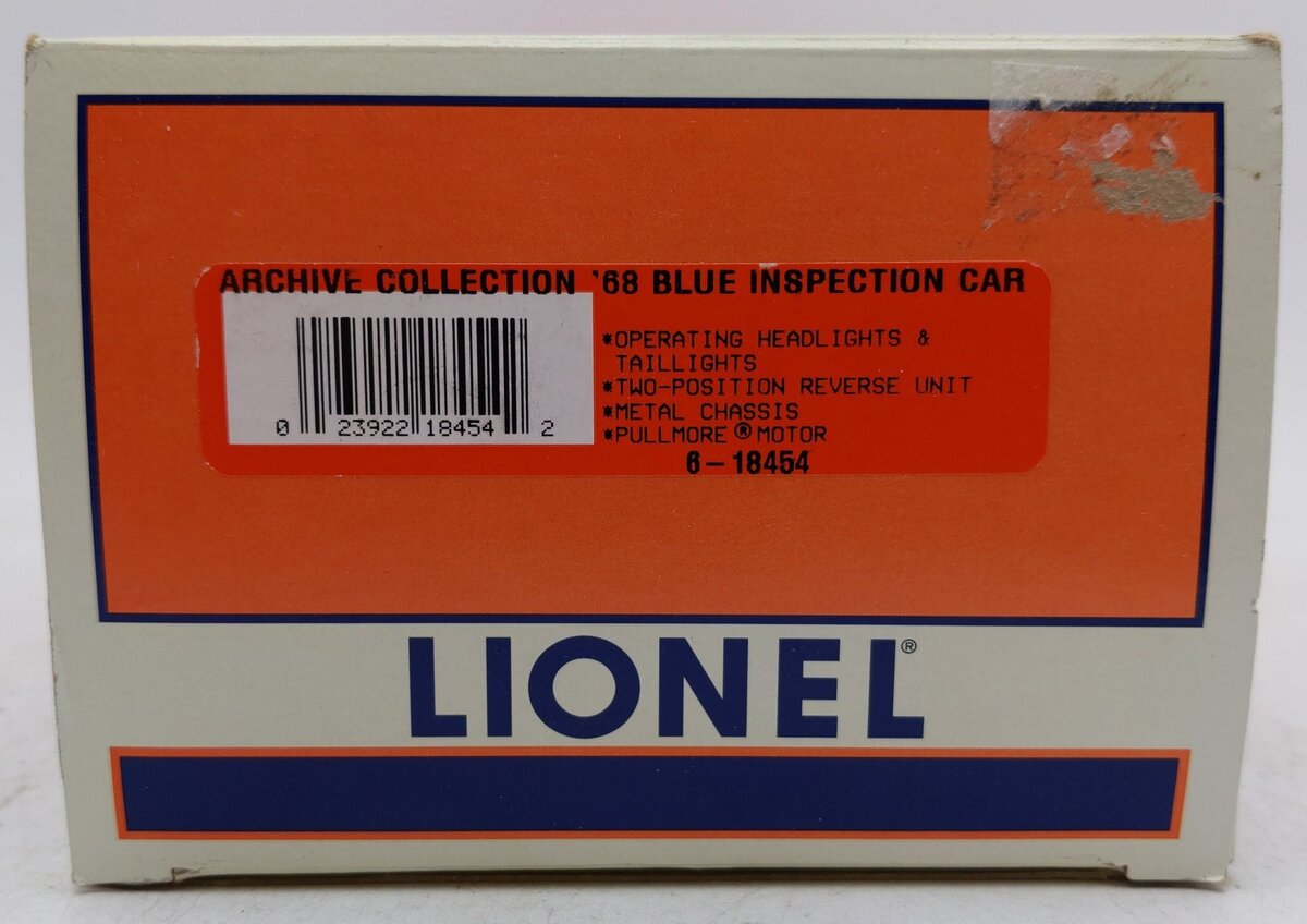 Lionel 6-18454 O Gauge Blue Executive Inspection Car EX/Box