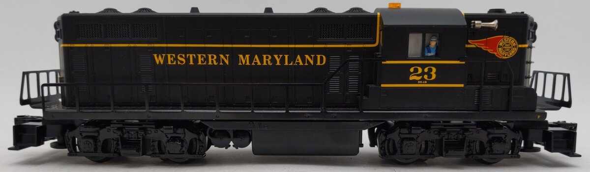 Lionel 6-28849 O Gauge Western Maryland GP-7 Diesel Locomotive #23 EX/Box