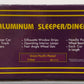 MTH 20-6115 O UP 60' Sleeper/Diner Aluminum Passenger Car Set (Set of 2) EX/Box