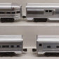 MTH 20-6015 O Union Pacific 60' Aluminum Passenger Car Set (Set of 4) EX/Box
