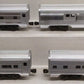 MTH 20-6015 O Union Pacific 60' Aluminum Passenger Car Set (Set of 4) EX/Box