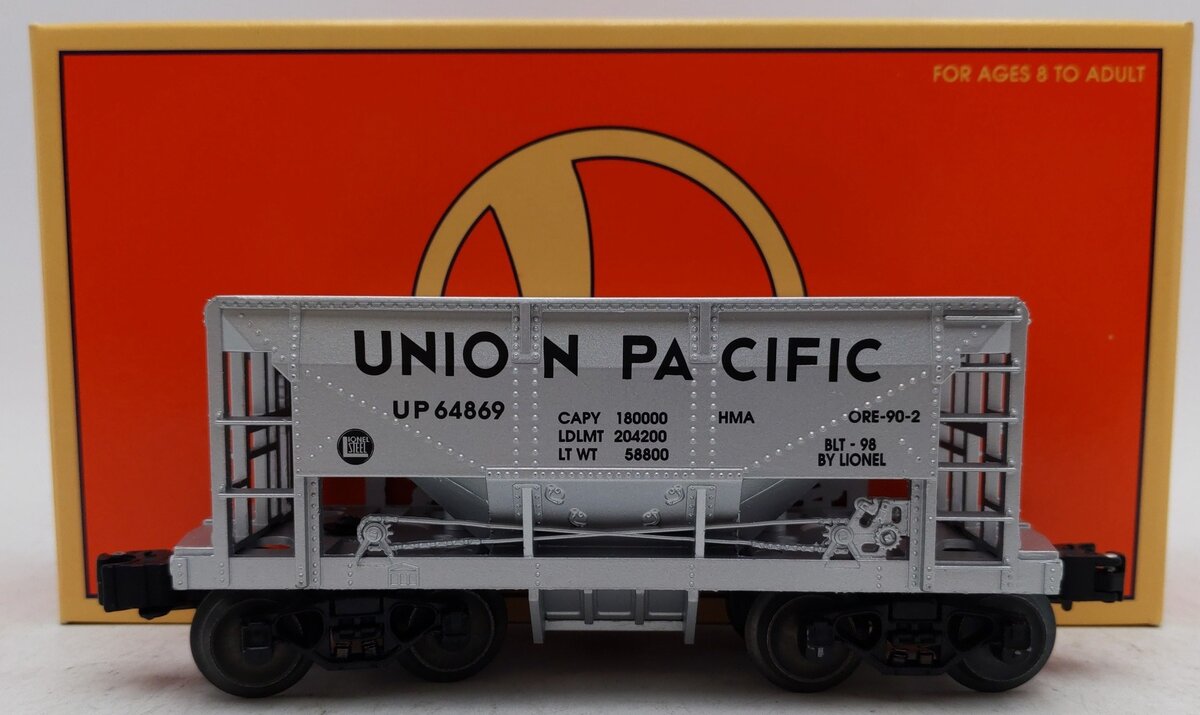 Lionel 6-26929 O Gauge Union Pacific Die-Cast Ore Car #64869 EX/Box