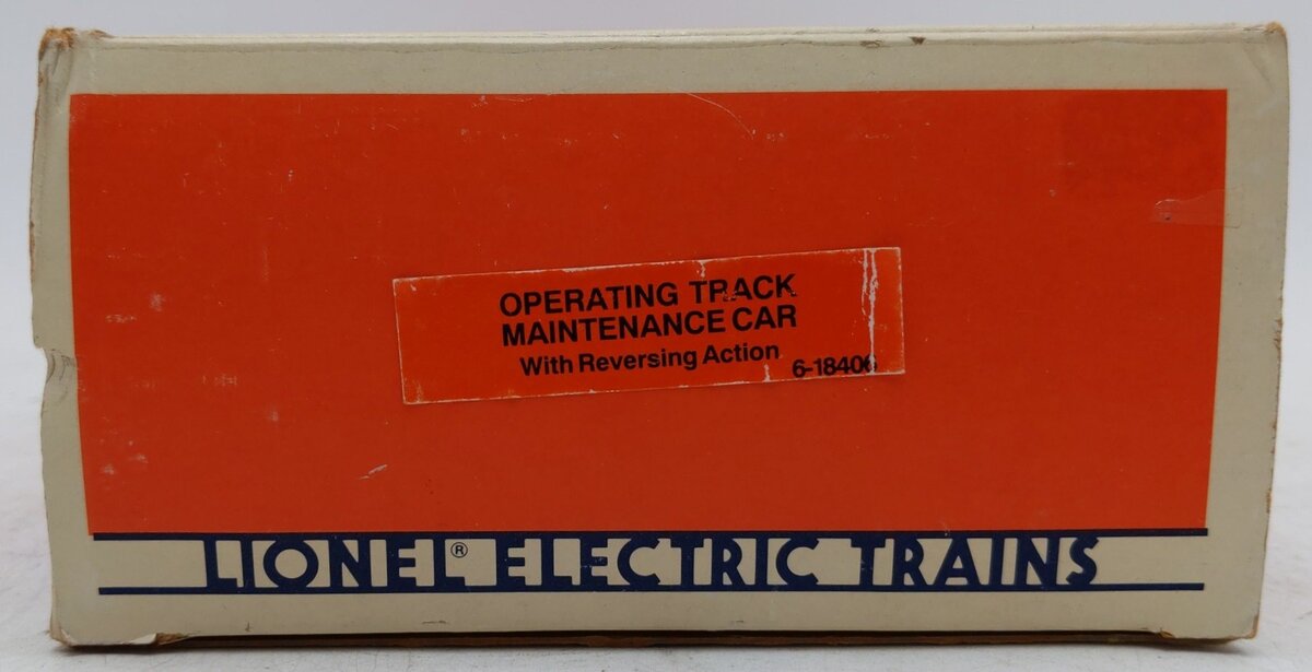 Lionel 6-18406 O Gauge Operating Track Maintenance Car EX/Box
