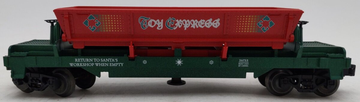 Lionel 6-26753 Operating Christmas Dump Car with Presents EX/Box