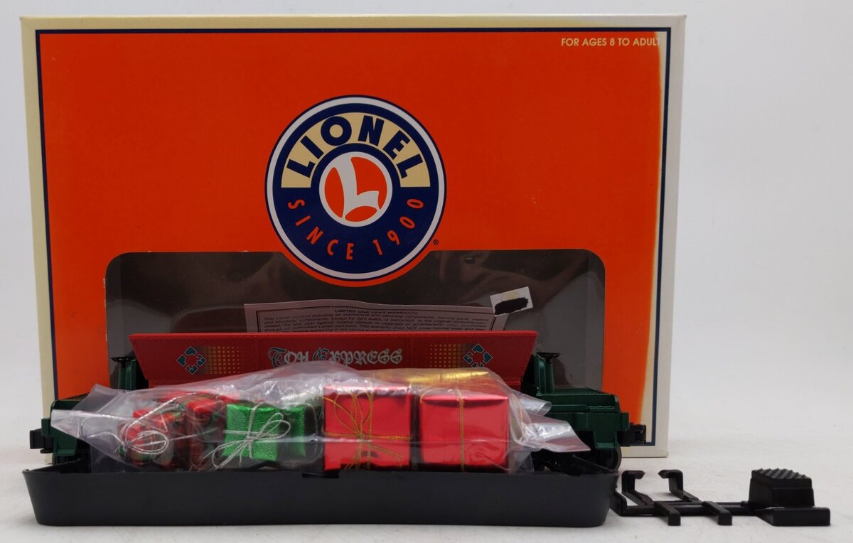 Lionel 6-26753 Operating Christmas Dump Car with Presents EX/Box