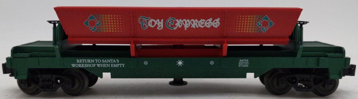 Lionel 6-26753 Operating Christmas Dump Car with Presents EX/Box