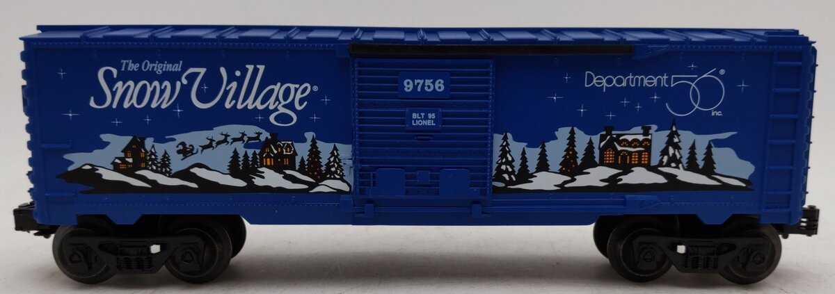 Lionel 6-52096 O Gauge Original Department 56 Snow Village Box Car #9756 EX/Box