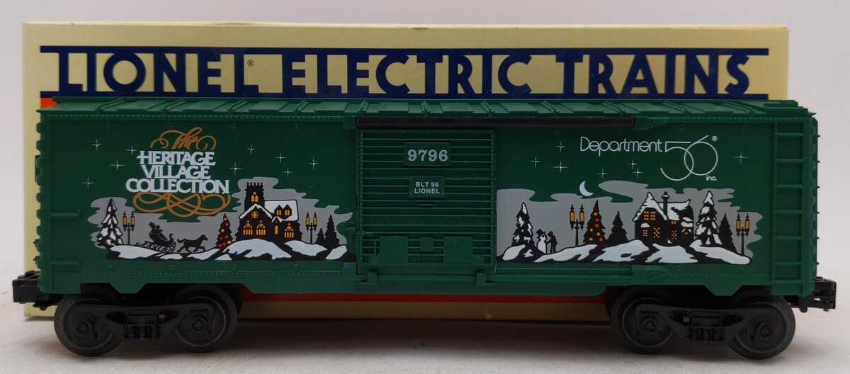 Lionel 6-16270 O Gauge Department 56 Heritage Village Boxcar #9796 EX/Box