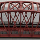 MTH 40-1031 O Gauge 30 Inch Rust Colored Steel Arch Bridge w/ Piers VG/Box