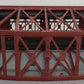 MTH 40-1031 O Gauge 30 Inch Rust Colored Steel Arch Bridge w/ Piers VG/Box