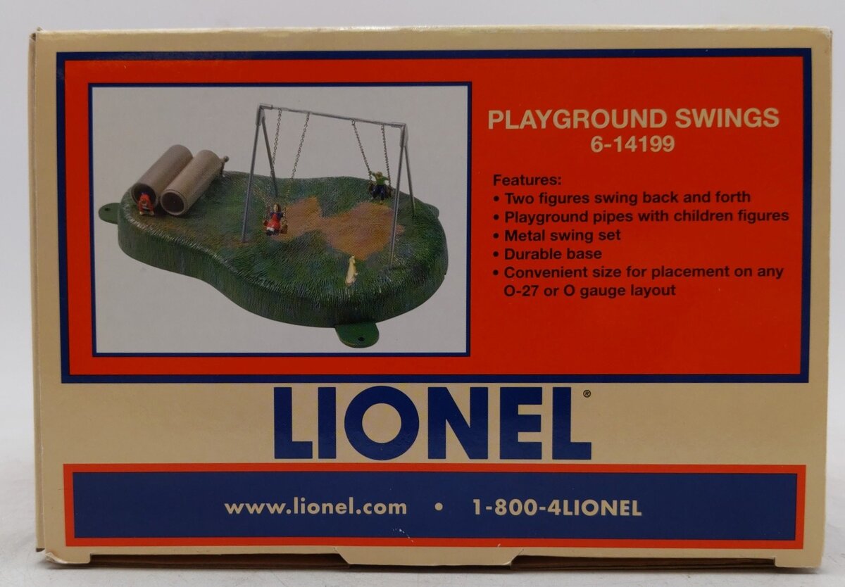 Lionel 6-14199 O Gauge Playground Swings EX/Box