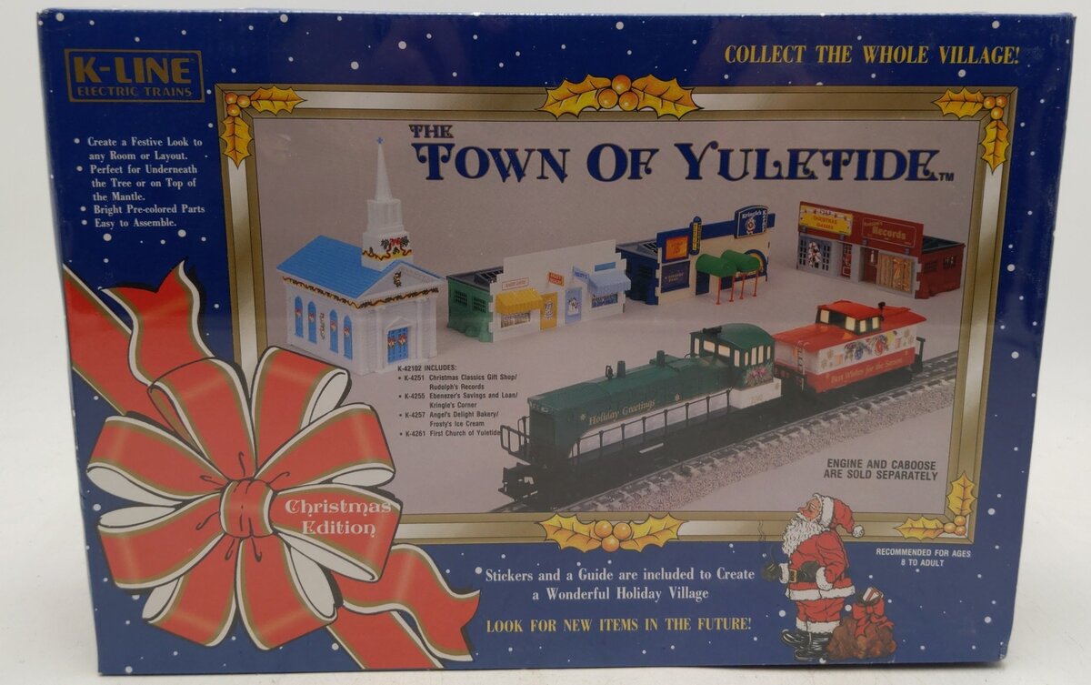 K-Line K42102 The Town of Yuletide Buildings Kit MT/Box