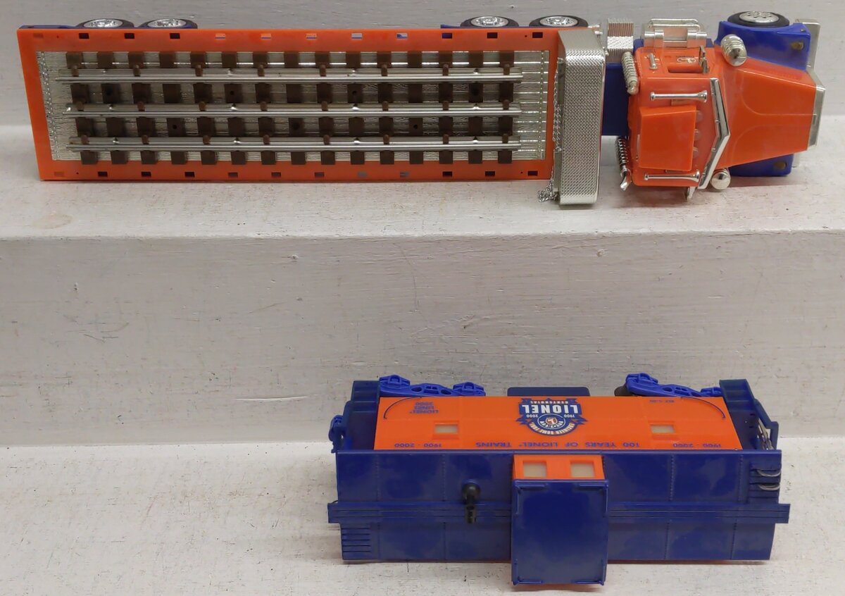 Lionel TMT-18405 O Gauge Flatbed Toy Truck with Operating Lights-Sound Caboose EX/Box