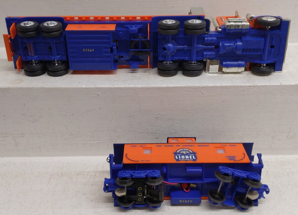 Lionel TMT-18405 O Gauge Flatbed Toy Truck with Operating Lights-Sound Caboose EX/Box
