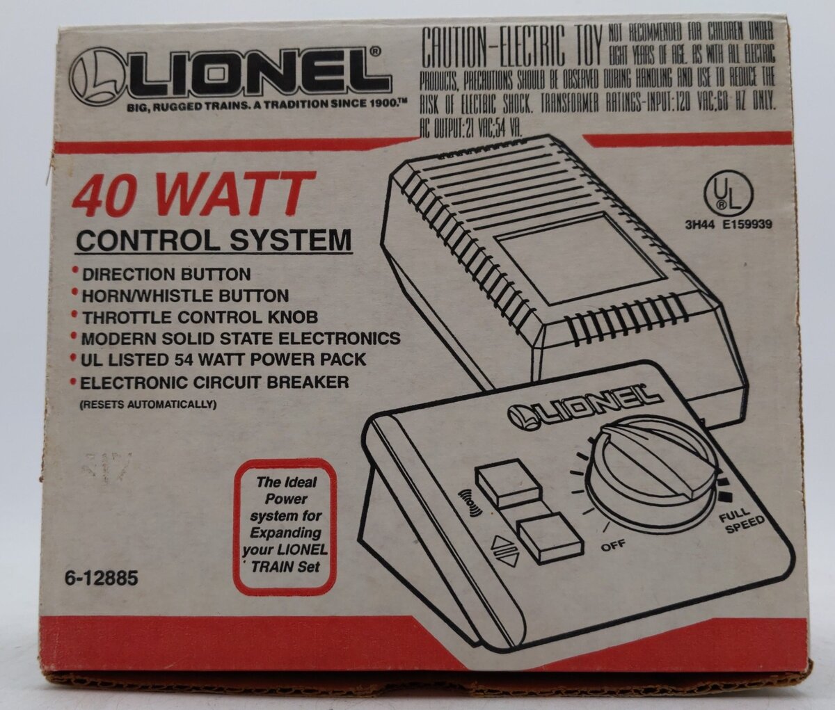 Lionel 6-12885 O Gauge 40W 3-Amp Power and Control System EX/Box