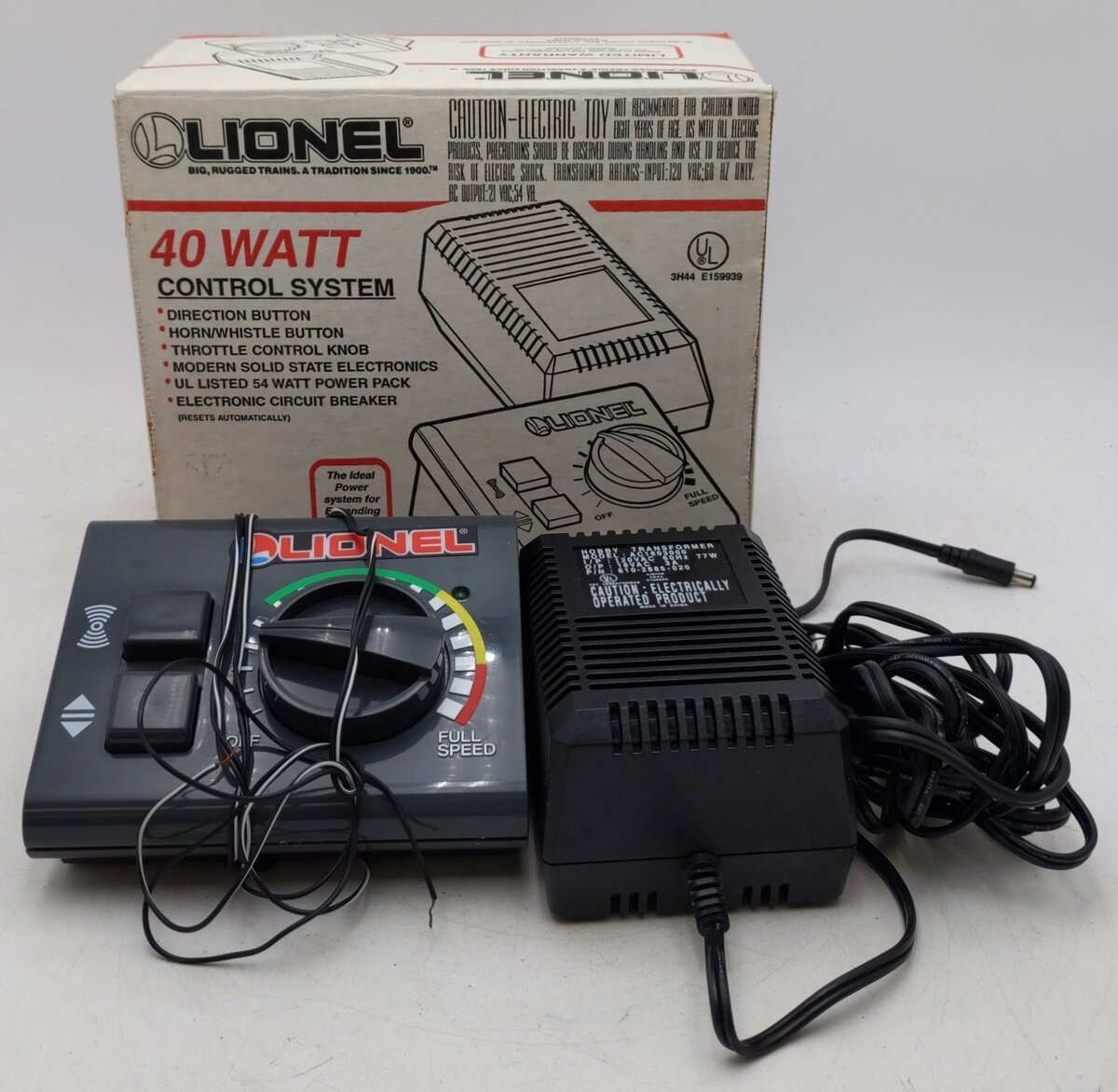 Lionel 6-12885 O Gauge 40W 3-Amp Power and Control System EX/Box
