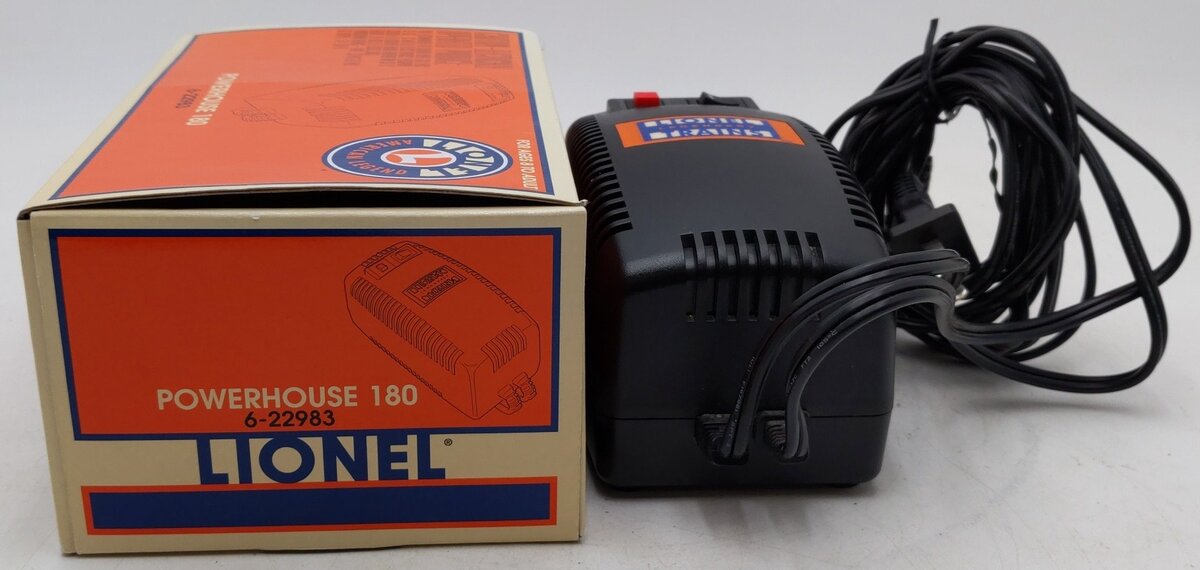 Lionel 6-22983 O 180 Watt Powerhouse Power Supply EX/Box