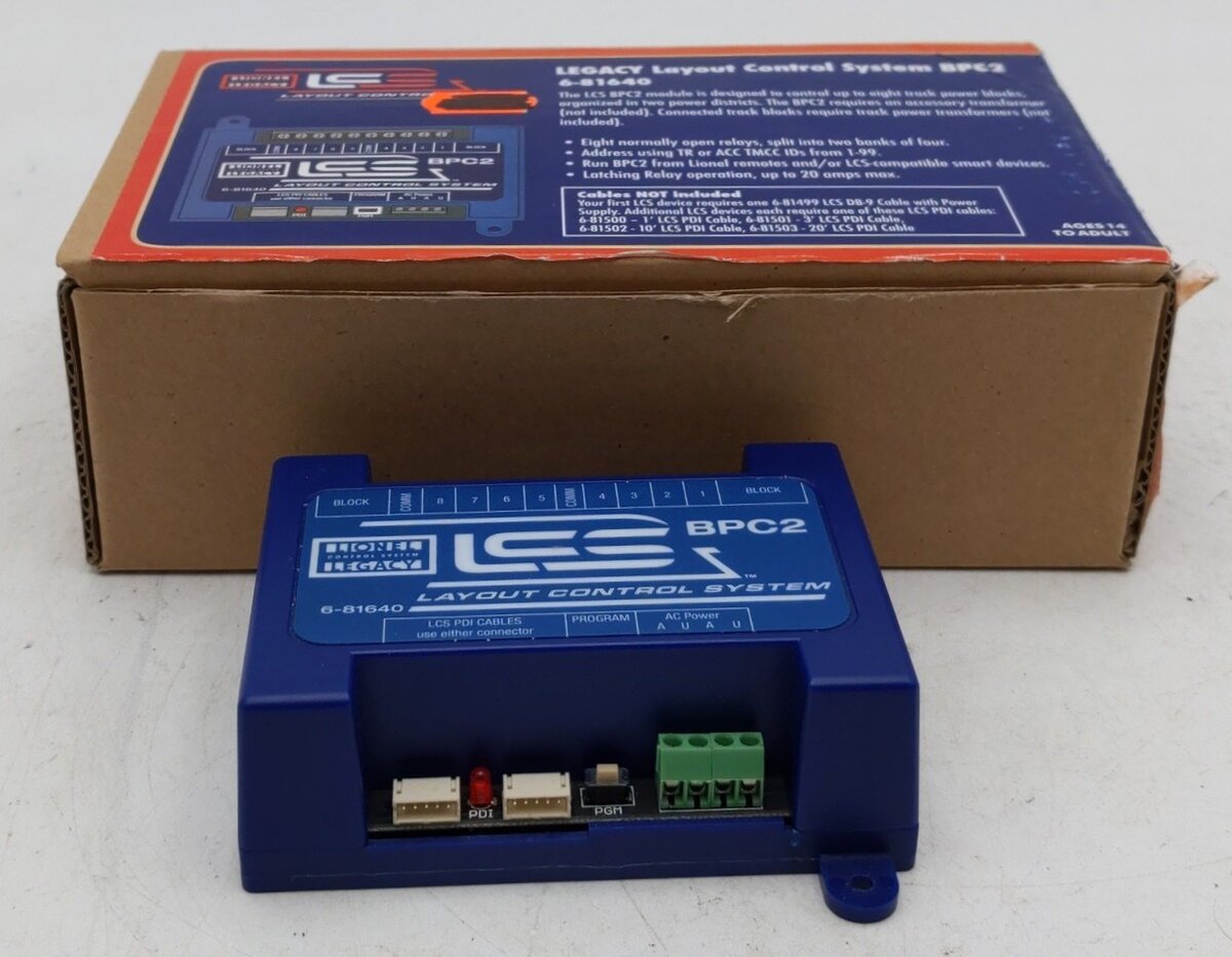 Lionel 6-81640 O LCS Block Power Controller 2 - BCP2 EX/Box
