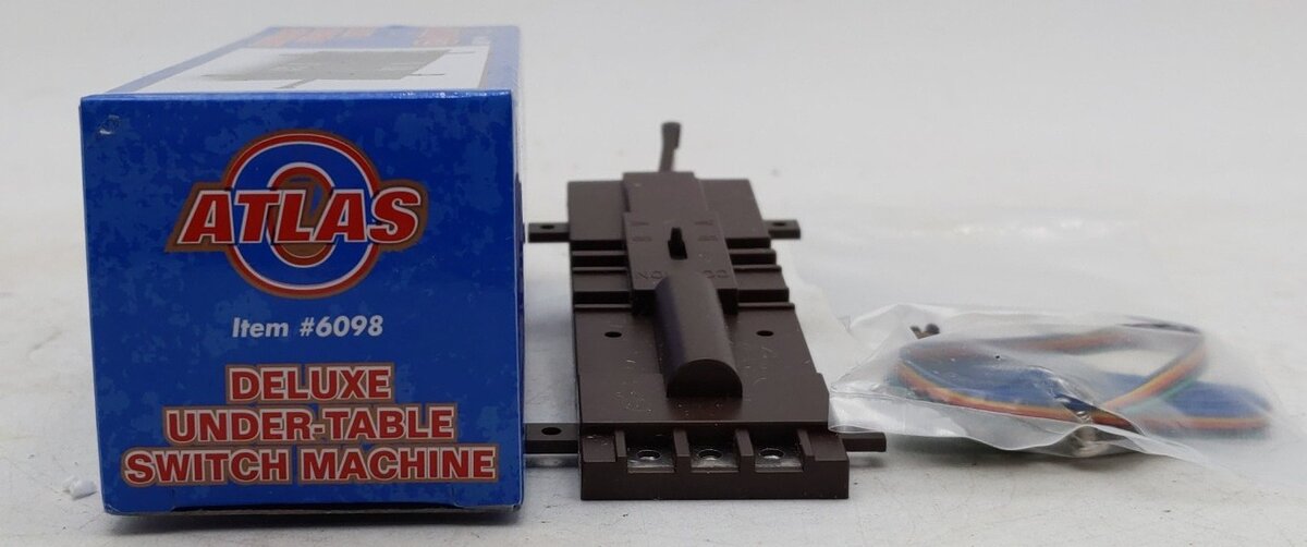 Atlas 6098 O Gauge Deluxe Under-Table Switch Machine EX/Box