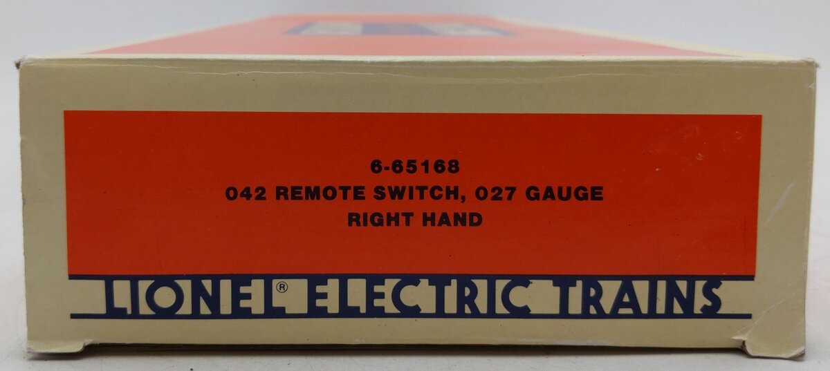 Lionel 6-65168 O27 42" Right Hand Remote Control Switch Turnout VG/Box