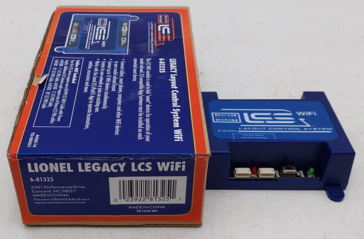 Lionel 6-81325 O LCS Legacy Layout Control System LCS WiFi Module EX/Box