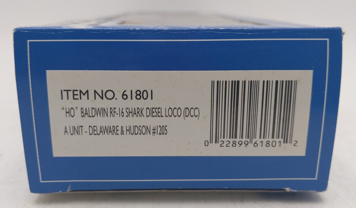 Bachmann 61801 HO D&H Baldwin RF-16 Sharknose Diesel Engine #1205 w/DCC EX/Box