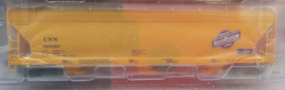 Athearn ATH08493 N Scale Chicago & North Western ACF 4600 Covered Hopper 3 Pack NIB