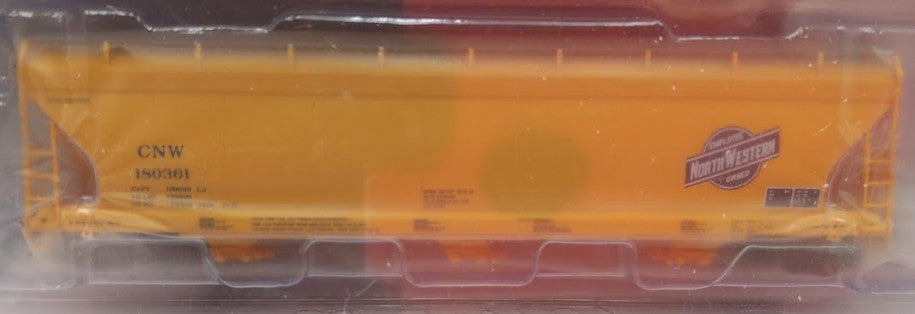 Athearn ATH08493 N Scale Chicago & North Western ACF 4600 Covered Hopper 3 Pack NIB