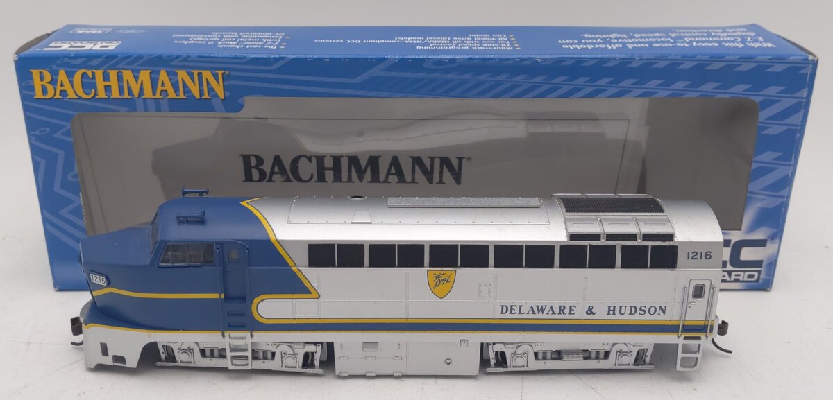 Bachmann 61806 HO D&H Baldwin RF16A Sharknose Diesel Locomotive #1216 w/DCC EX/Box