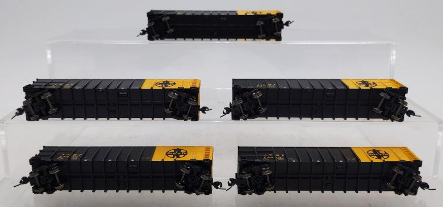 Athearn 11760 N Scale Santa Fe Thrall Gondola with Load 5 Car Pack #2 EX/Box