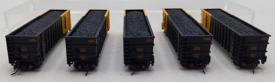 Athearn 11761 N Scale Santa Fe Thrall Gondola with Load 5 Car Pack #3
