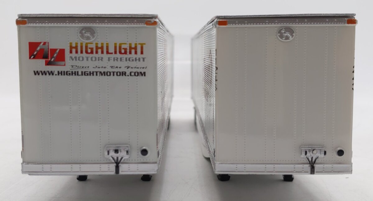 Tonkin O Gauge Die Cast Semi Box Trailers  [2] EX