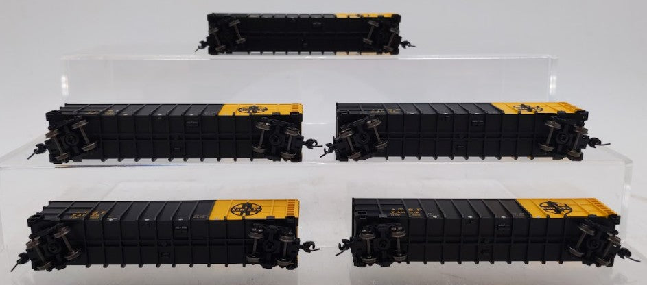 Athearn 11762 N Scale Santa Fe Thrall Gondola with Load 5 Car Pack #4 EX/Box