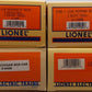 Lionel O Gauge Assorted "I Love" Boxcars: 9486, 19941, 19950, 19951 [4] LN/Box