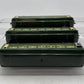 Lionel 6440S Vintage O Two-Tone Green Pass Cars: 6440, 6440 & 6441 (Set of 3) VG