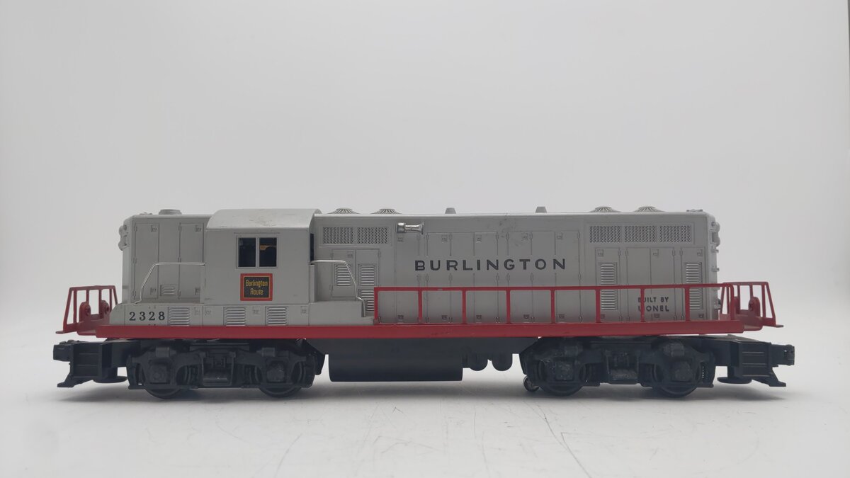 Lionel Vintage O Burlington Diesel Locomotive #2328 EX