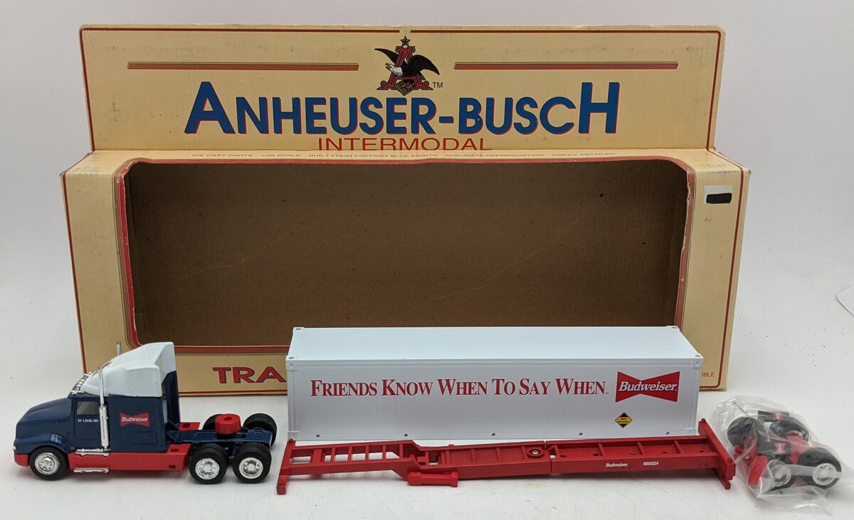 K-Line 860024 O Anheuser Busch Budweiser Tractor And Trailer Train Accessories VG/Box