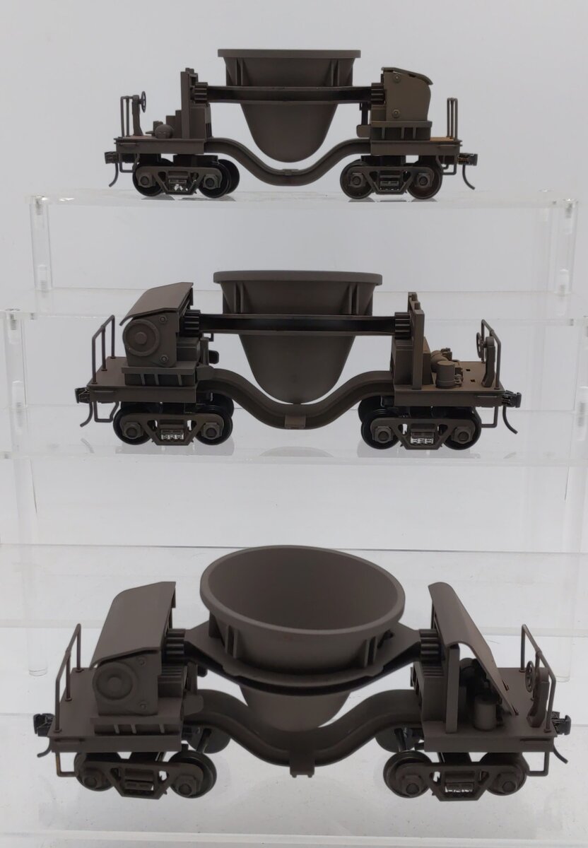 MTH 20-90011 O Gauge Undecorated Premier Slag Car Set - Custom Weathered EX/Box