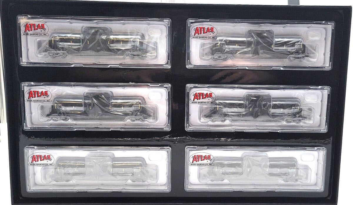 Atlas 50005826 N TILX 31,000 Gallon Crude Oil Tank Car (Pack of 6) NIB