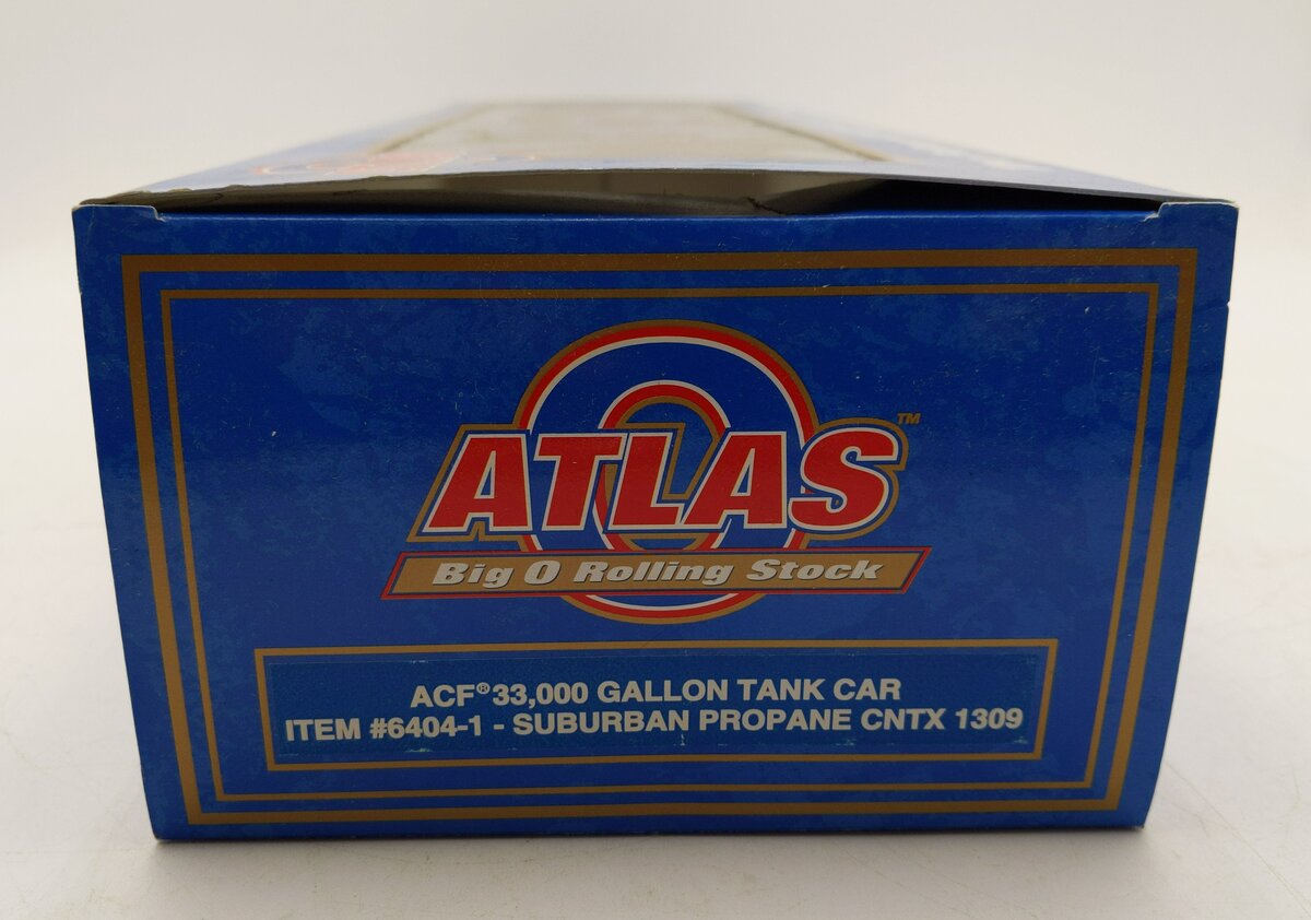 Atlas 6404-1 O Gauge Suburban Propane CNTX 33K Gallon Tank Car #1309 (3 Rail) NIB