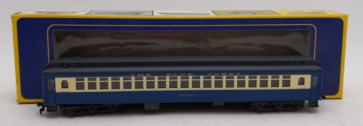 AHM 6205-BC HO Blue Comet "Westphal" Coach Car LN/Box