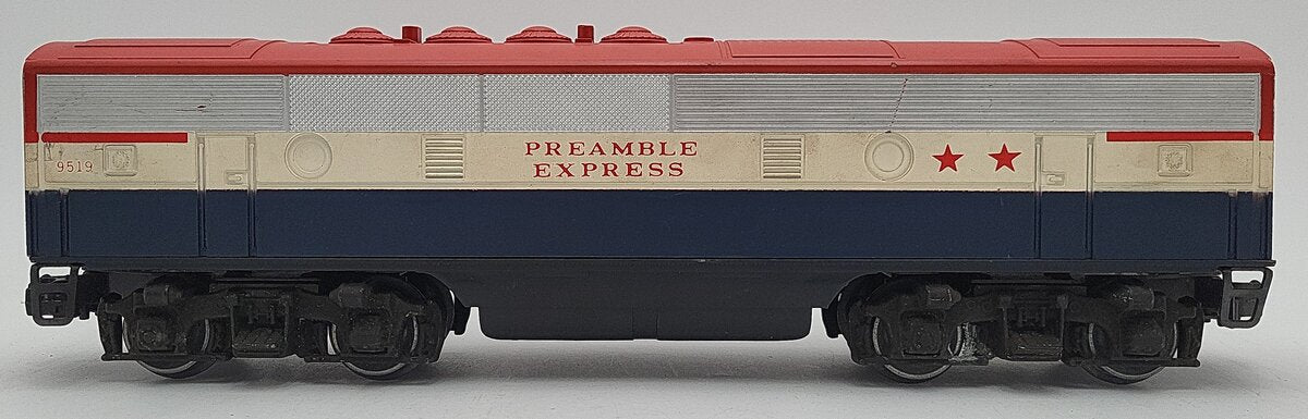 Lionel O Gauge Preamble Express Dummy Unit #9519 VG